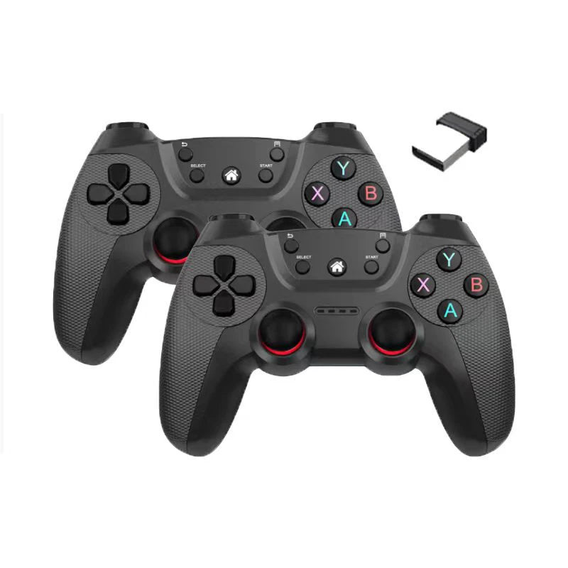 NEW Arrivals Wireless 2.4G Double Game Controller Video Game For Game Box Game Stick PC Smart TV Box 2.4G Gamepad Joystick