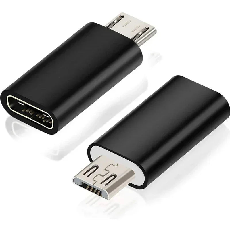 1/5PCS USB Type C Female To Micro USB Male Adapter Connector For Samsung Xiaomi Redmi Huawei USB Charger Adapters Converter