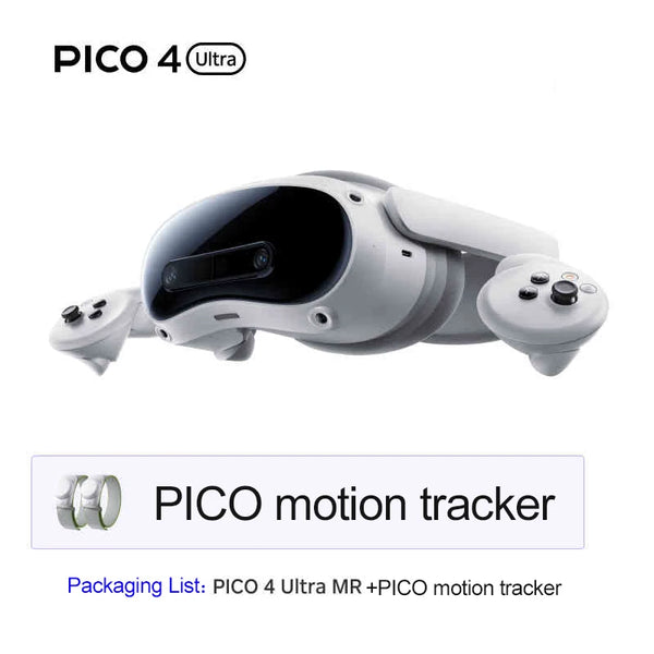 PICO 4 Ultra MR VR Glasses All-in-one Machine 12G+256G 4K Support Eye Tracking Facial Expression Capture 6Dof Pico4 VR Headset