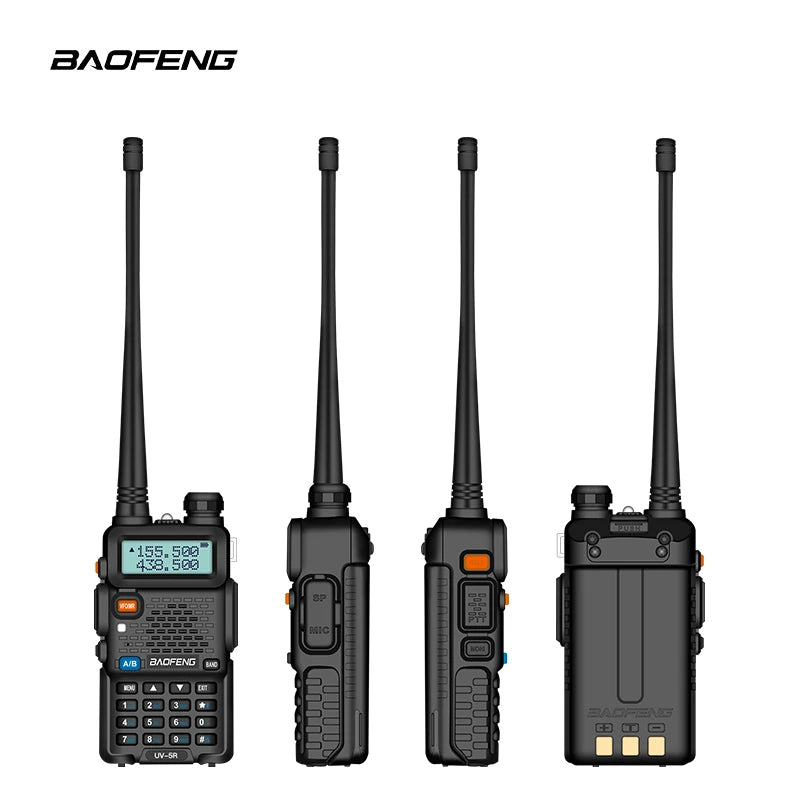 Original Baofeng UV5R Walkie Talkie Dual Band 136-174Mhz & 400-520Mhz Portable BF UV-5R Two Way Radio Pofung HF Transceiver