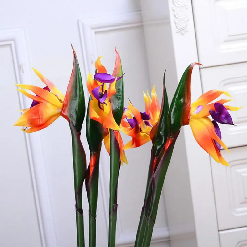 1pc 80cm Flower Bird Of Paradise Artificial Flower Fake Plant Strelitzia Reginae Wedding Ceremony Home Hotel Table Decoration