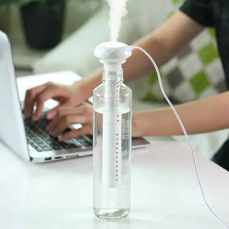 Mini Humidifier Portable USB Mini Air Humidifier Powered Atomizer Home Office Room Car Bottle Humidifiers Humidification Stick