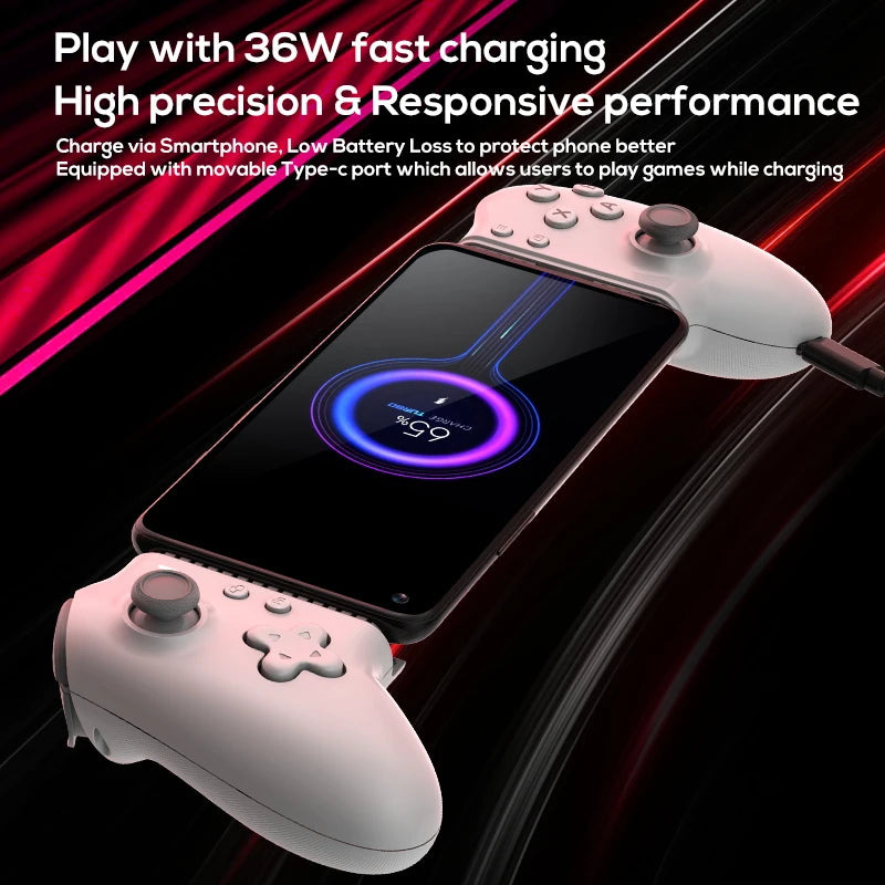 MEMO S3 Type-C Wired & BT Wireless Multi-Mode Mobile Game Pad Controller Joystick for Phone and Tablet Android & iOS