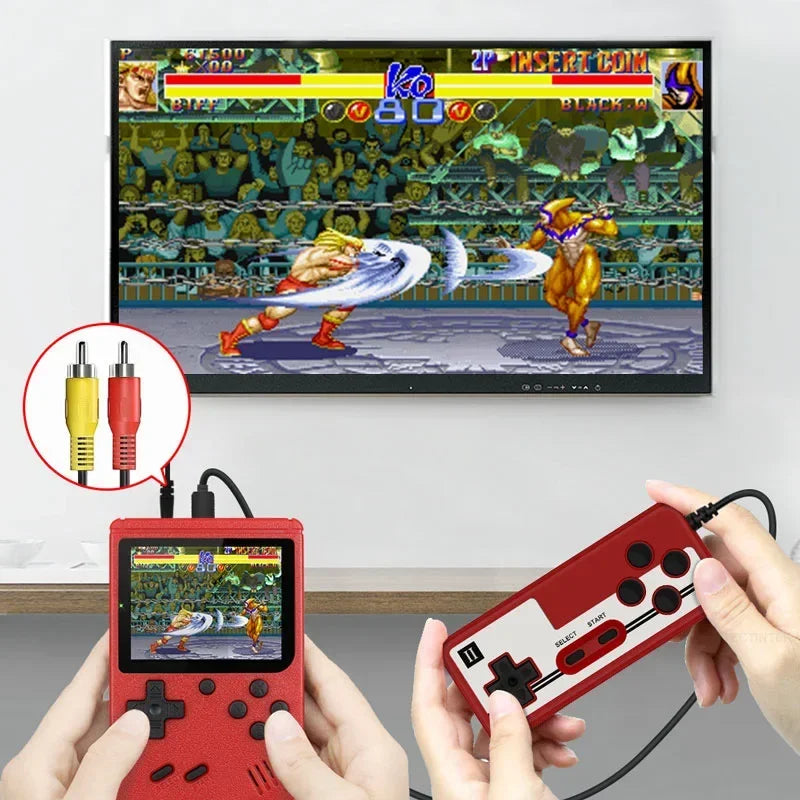 Mini Handheld Game Player Retro Game Boy Portable 8-Bit 2.4 Inch LCD  Video Game Console Built-in 400 Games For Kids Gift