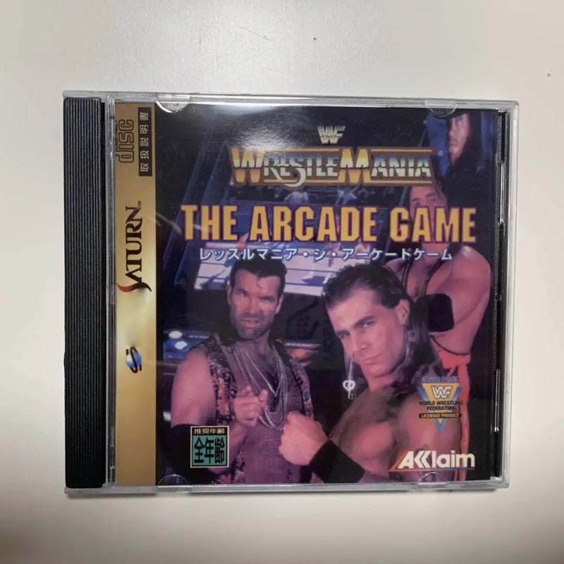 Saturn Copy Disc Game WWF WrestleMania The Arcade Game WWF Unlock SS Console Game Optical Drive Retro Video Direct Reading Game