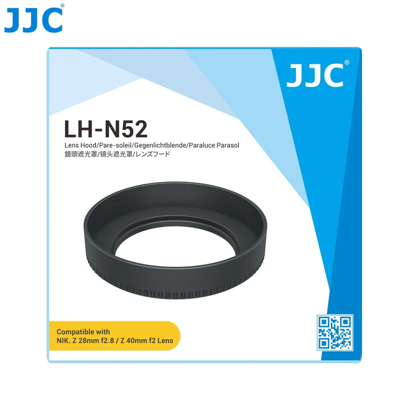 JJC LH-N52 Camera Lens Hood Compatible with Nikon NIKKOR Z 28mm f/2.8 Lens NIKKOR Z 28mm f/2.8 (SE) Lens NIKKOR Z 40mm f/2 Lens