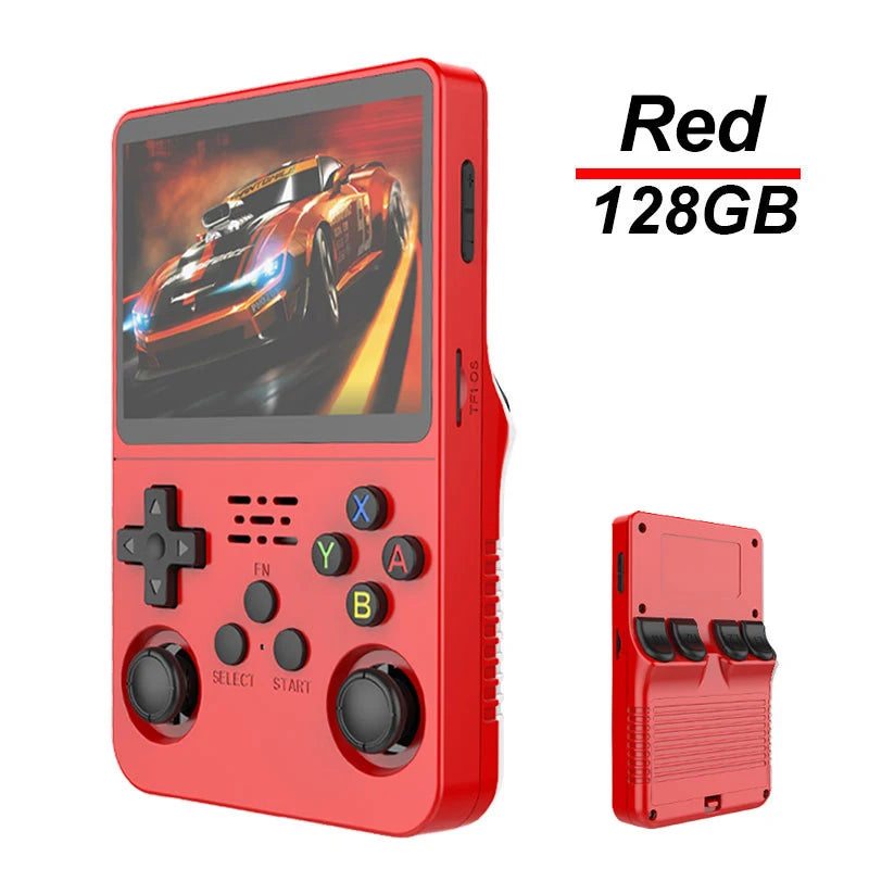 R36S Handheld Game Console 3.5 inch IPS Screen 64G Linux Portable Video Games Player Open Source System Arcade Retro Games