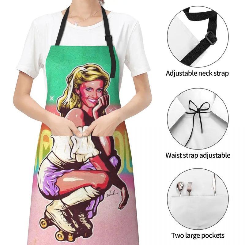 XANADU Waterproof Kitchen Apron For Women/Men With Pockets Work Restaurant Shop Waiter Work Uniform