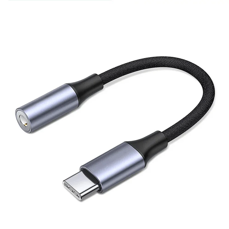 HiFi USB Type C To 3.5 Jack Earphone Adapter USB-C 3 5mm Audio Cable Converter For IPhone 15 Series Samsung Galaxy Huawei Xiaomi