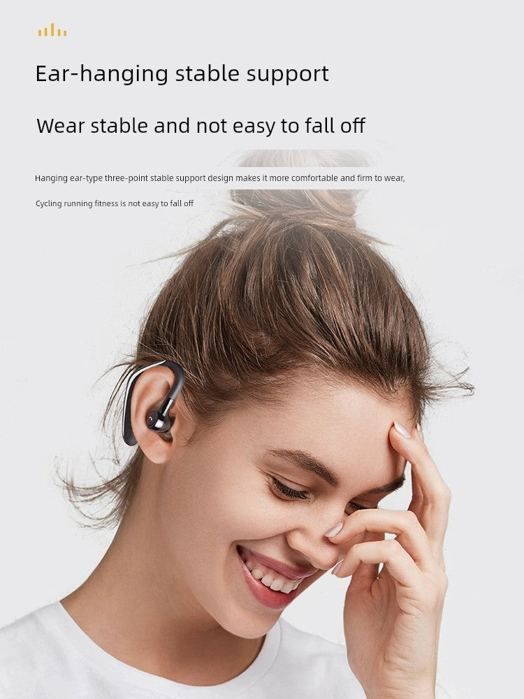 Bluetooth Headset Ear-Mounted Large Battery Ultra-Long Life Battery Take-out Rider Dedicated Business Driver Driving Single Ear One