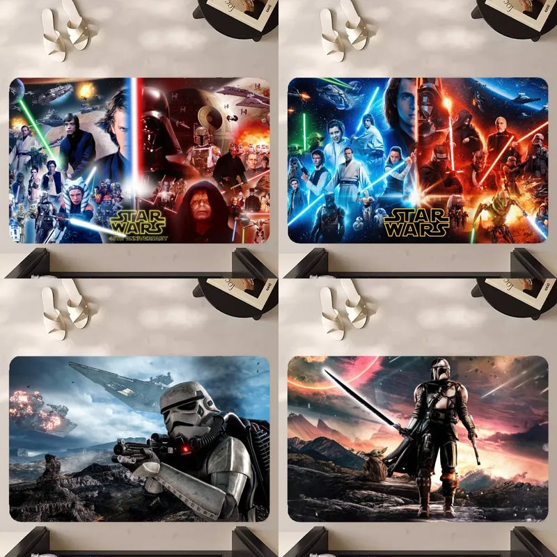 Beast Kingdom Star Wars  Floor Mat Anti-Slip Bathroom Kitchen Bedroom Living Room Entrance Rug Home Decor