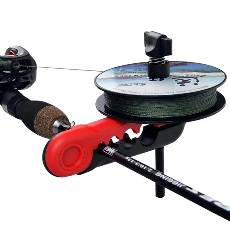 Fishing Reel Winder Sea Rod Casting Line Wrapper Spooler Multi-functional Removable Winding Device Outdoor Portable Winding Tool