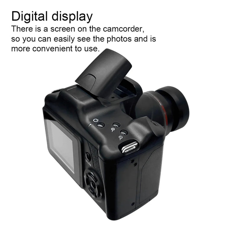 Digital Camera Photography 16MP Vlogging Camera With 2.4 Inch Screen Wide-Angle Lens 16X Zoom For Travel Home Office