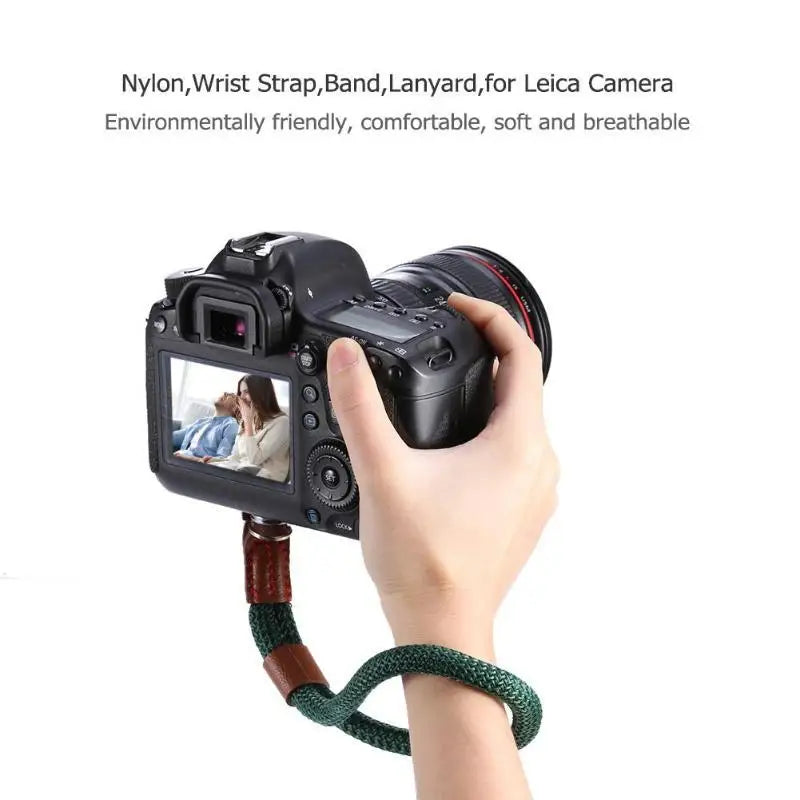 For Canon Sony Camera Hand Wrist Strap Lanyard Adjustable Nylon Woven Grip Belt For Canon Sony Leica Dslr Camera Accessories