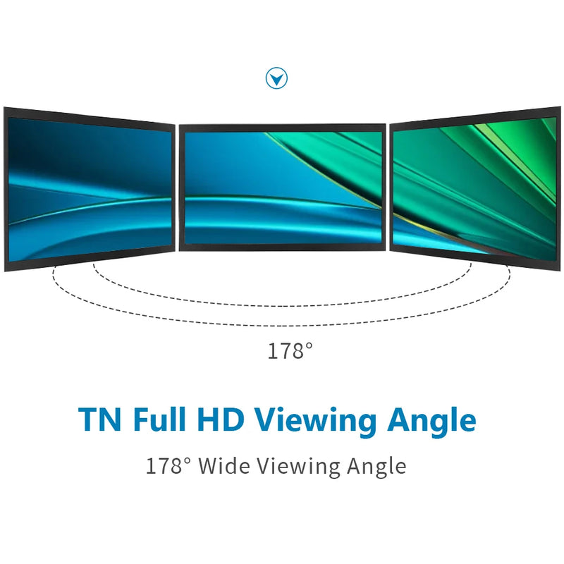 Portable monitor 10.1inch HDMI-compatible touch screen with speakers raspberry pi module display  for computer PC psp laptop