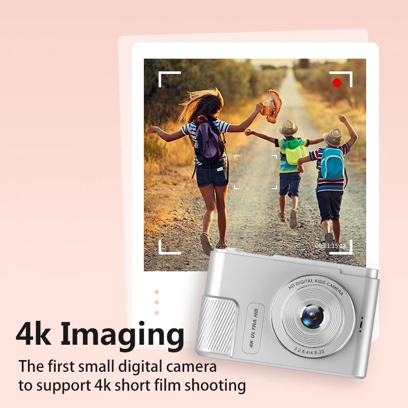 4K Digital Cameras 44Million Pixels HD 2.4inches Photo Camera Light Portable 8X Quick Zoom Video Shooting Instant Thermal Camera