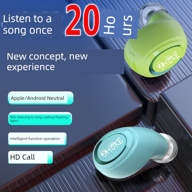 20-Hour Mini Bluetooth Headset Wireless Ultra-Small in-Ear Oppo Apple Android Phone Universal