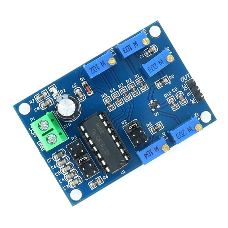 ICL8038 Waveform Signal Generator Sine Triangle Square Wave Module 10Hz-450KHz Medium and Low Frequency Signal Source 12V to 15V