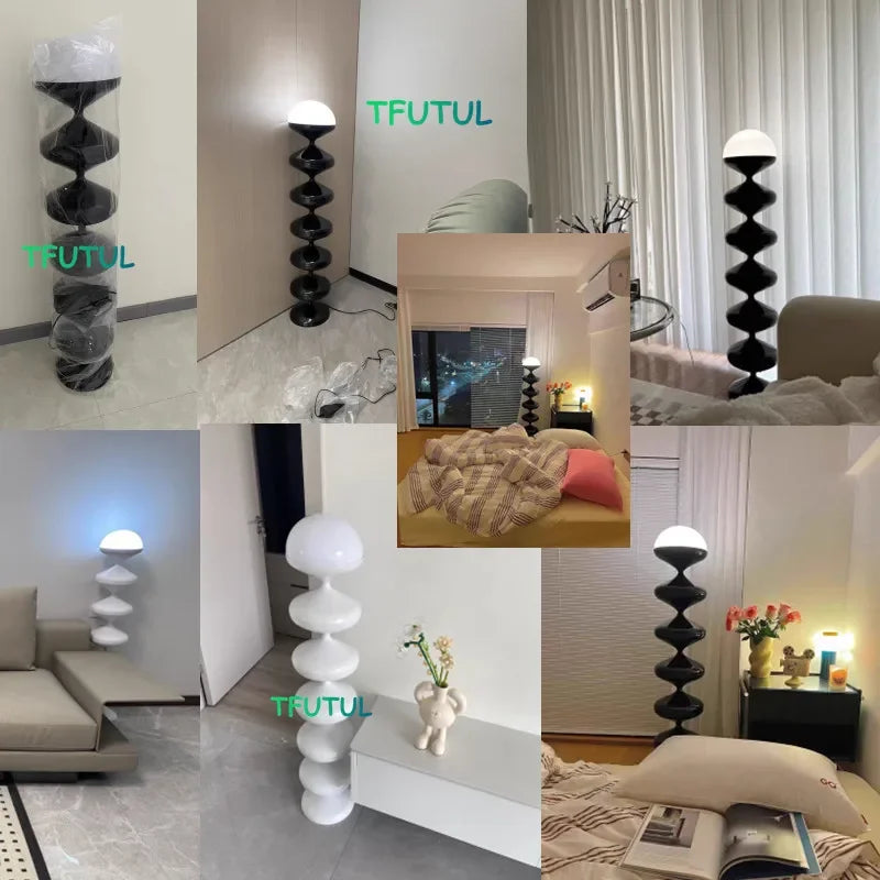 Led Floor Lamp for Living Room Sofa Side Gourd Standing Lamps Bedroom Bedside Light Ambient Lights Corner Decorative Ornaments