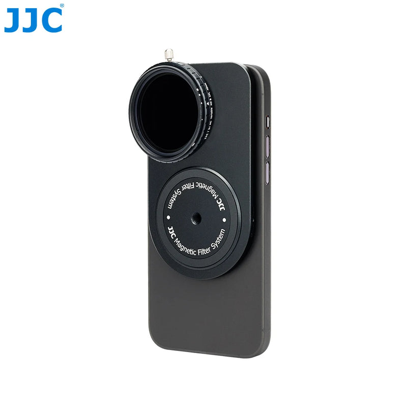 JJC Magnetic 49mm Lens Filter Kit Clip Adapter Mount for iPhone 14 Pro Max for iPhone 14 Pro / iPhone 13 Pro Max / 13 Pro Magsaf