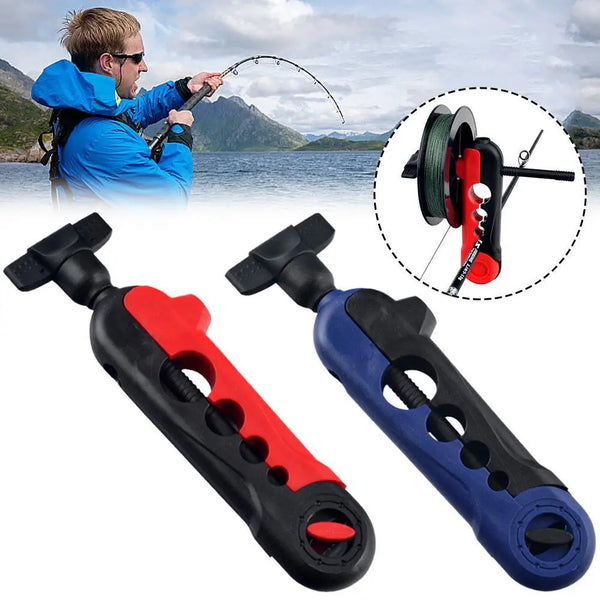 Fishing Reel Winder Sea Rod Casting Line Wrapper Spooler Multi-functional Removable Winding Device Outdoor Portable Winding Tool