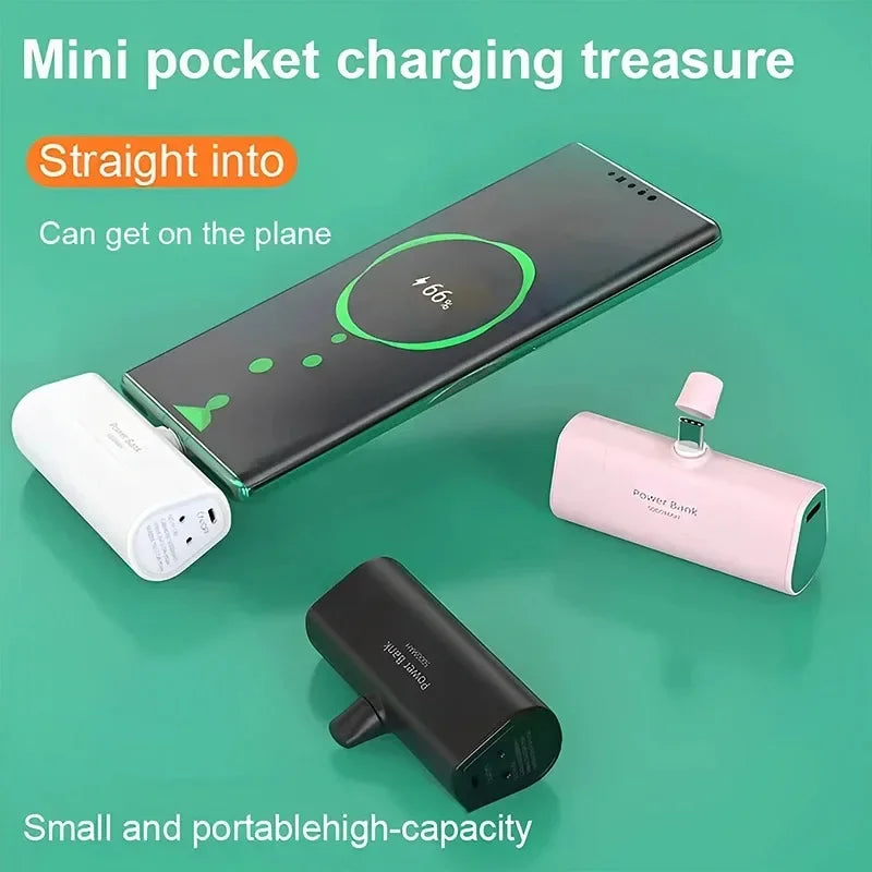 Portable Mini Power Bank for Iphone Samsung Huawei Motorola Cell Phone Portable Battery Pack Mini Power Banks