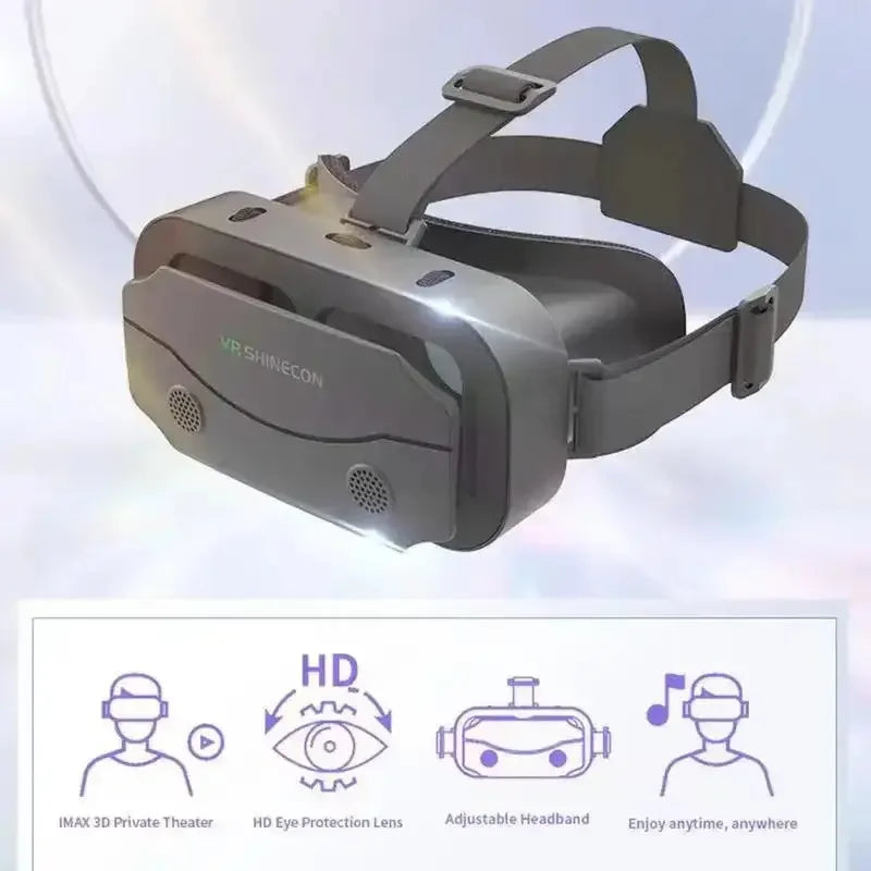 VR Glasses Smartphone Virtual Reality Headset 3D movies 360° VR Helmet for 5-7 Inch Xiaomi Huawei Samsung Android and iOS phone