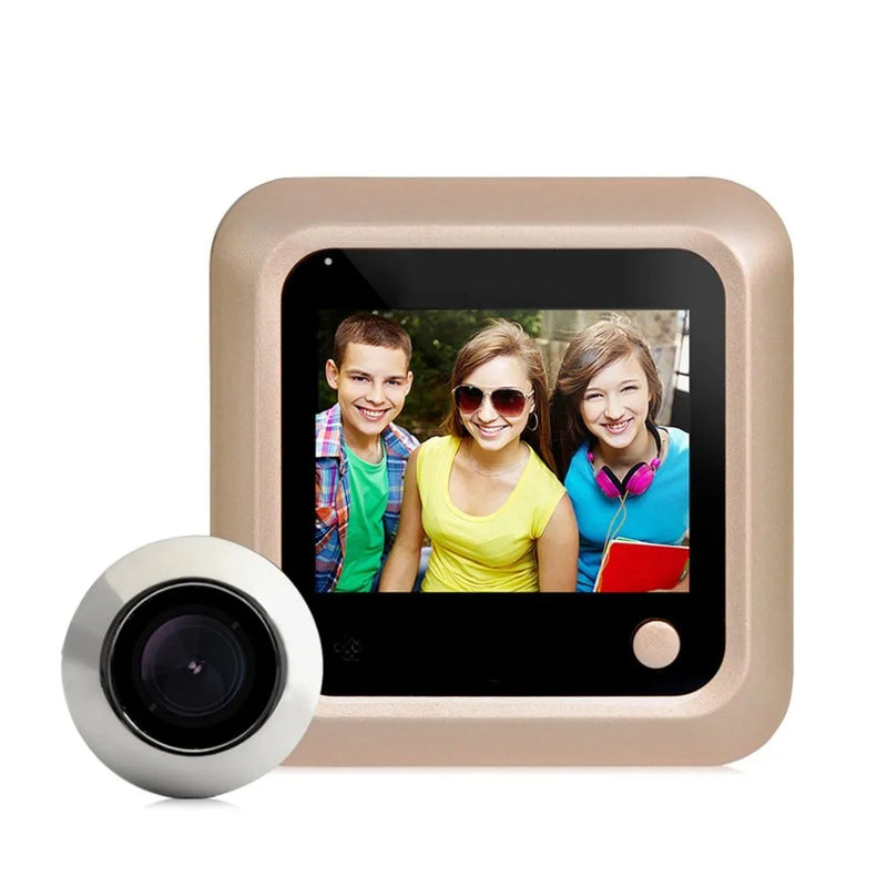 X5 Home Smart Doorbell Security Door Peephole Camera Electronic Cat Eye and HD pixels TFT Color Screen Display Audio Door Bell