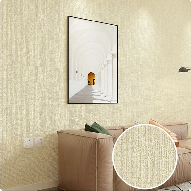 3D White Foam Self-adhesive Wallpaper Waterproof Moisture-proof and Moldy Resistant Wall Sticker For Living Room Home Decoration