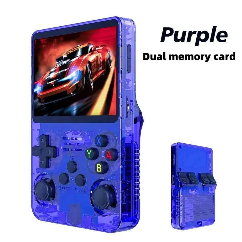 New R36s Handheld Game Console Linux System 3d Dual Joystick Game Console High Definition Screen Retro-Class Portable Psp Ps1