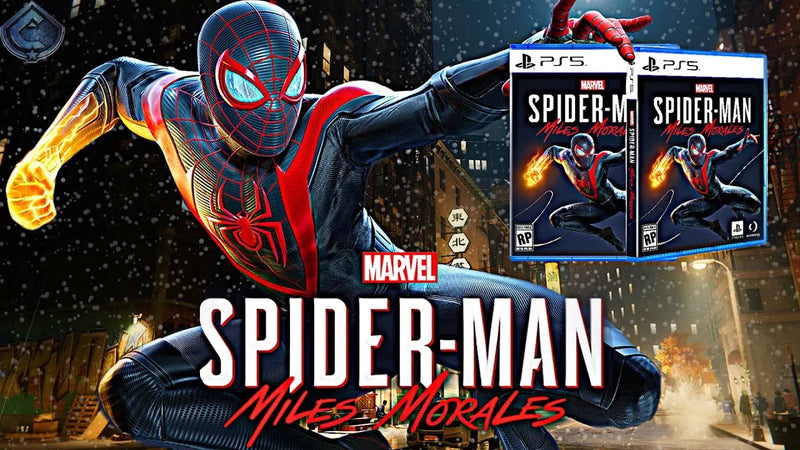 Spiderman Miles Morales PS5 Game Original  Closed Box with Security Strip Fast Delivery