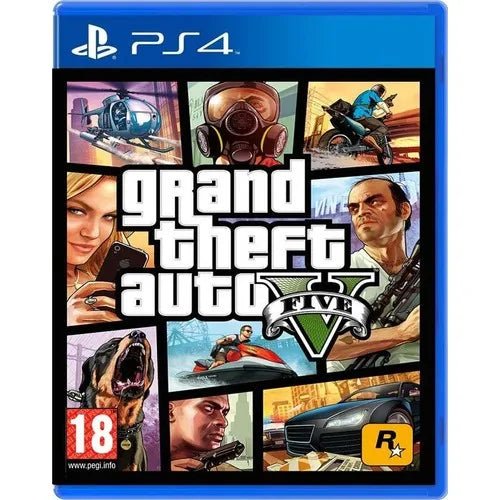 GTA 5 Premium Edition PS4 Game Closed Case Security Strip Fast Delivery