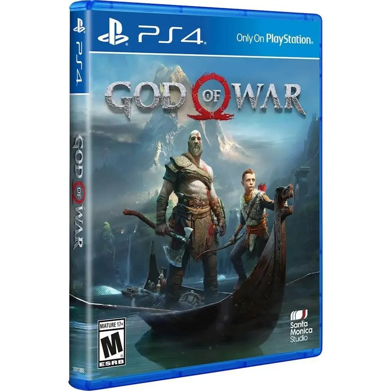 God Of War PS4 Original Closed Case Security Strips Blueray Game